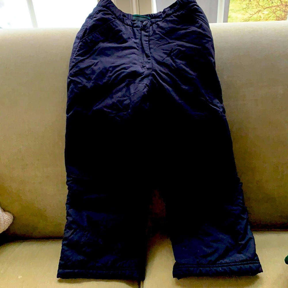 LlBean child’s snow pants with double knees